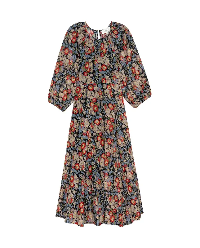 Women's Clover Dress In Twilight Floral Best floral dresses for tall women