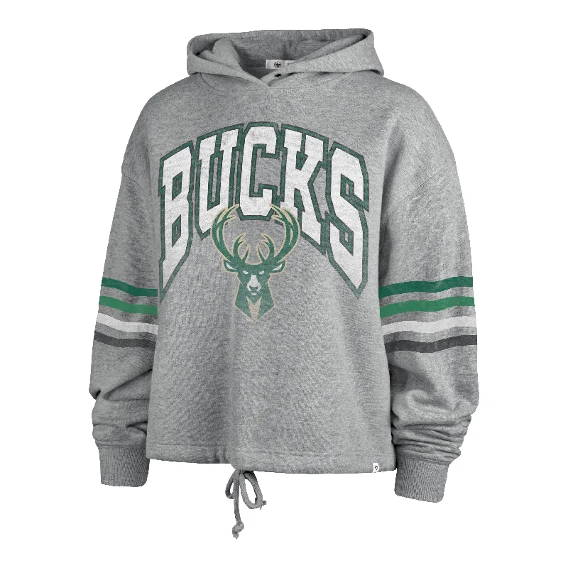 MILWAUKEE BUCKS UPLAND '47 BENNETT HOOD WOMENS Stylish Sweatshirt Look