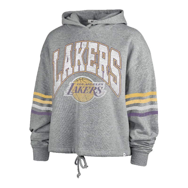 LOS ANGELES LAKERS UPLAND '47 BENNETT HOOD WOMENS Colorblock Hoodie Sweatshirt