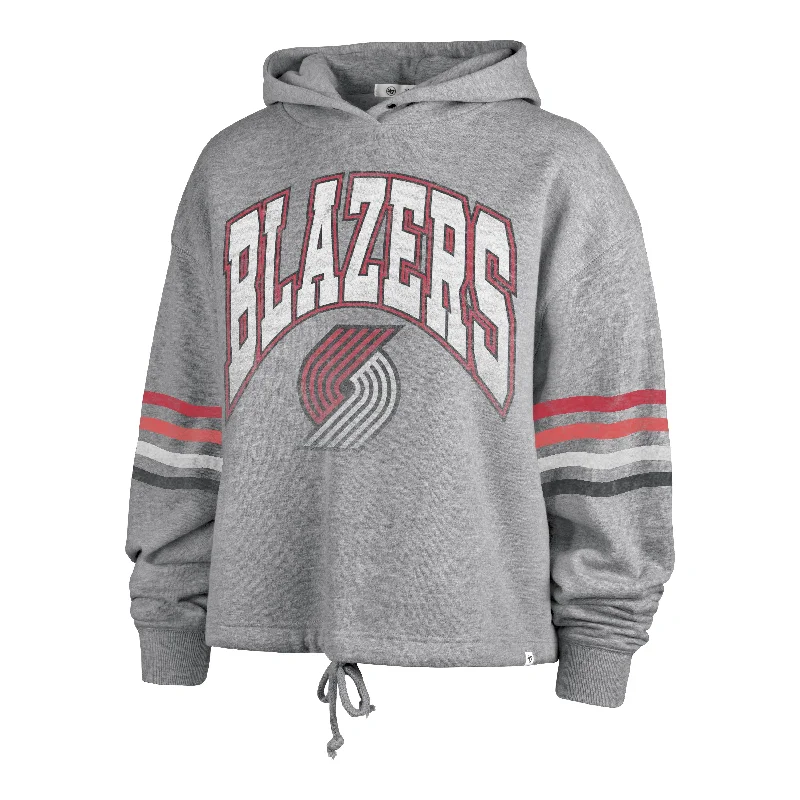 PORTLAND TRAIL BLAZERS UPLAND '47 BENNETT HOOD WOMENS Long Hoodie Sweatshirt