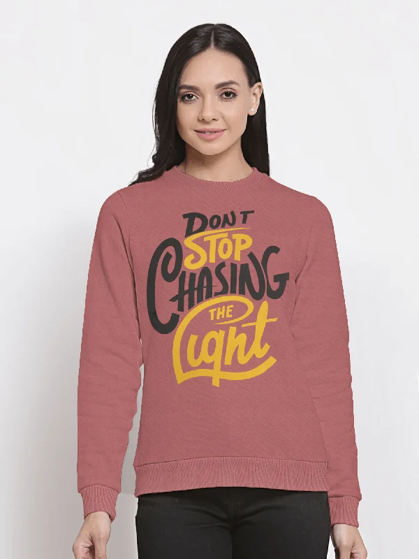 WOMEN'S GRAPHIC FLEECE SWEATSHIRT Long Sleeve Hoodie