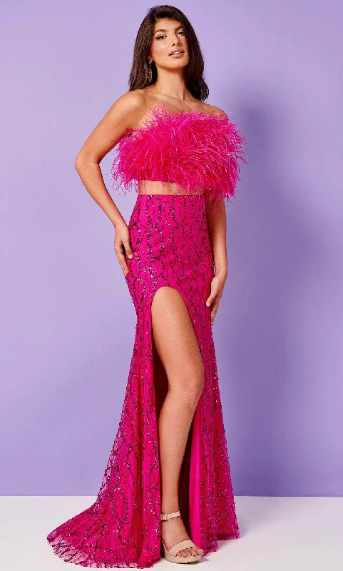Rachel Allan 70467 - Two-Piece Gown Short unclassified dresses