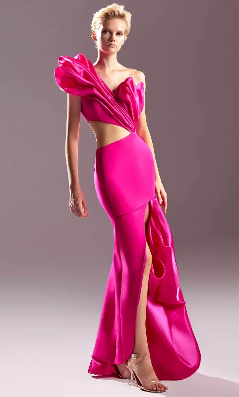 MNM Couture G1538 - One-Sleeve Dress High-end unclassified dresses