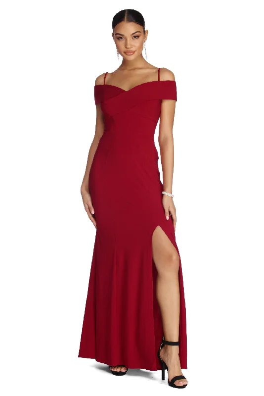 Leighanne Formal Off The Shoulder Dress Luxury unclassified dresses