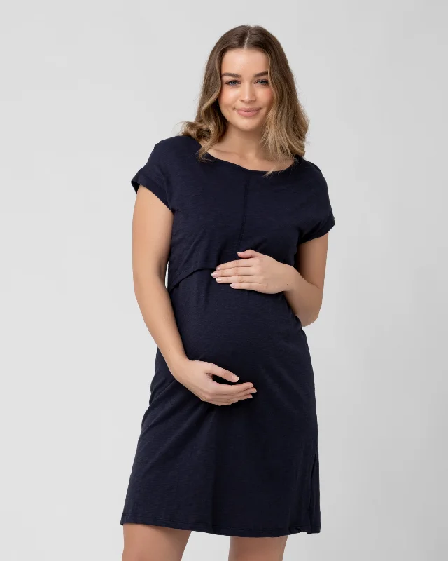 Roxie Nursing Dress Navy Stretchy unclassified dresses