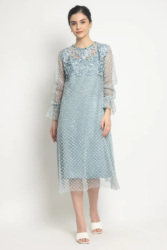 Blue Bells Dress in Baby Blue Long sleeve unclassified dresses