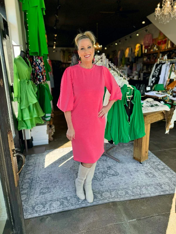 Esqualo Strawberry Modal Dress Ruffled unclassified dresses