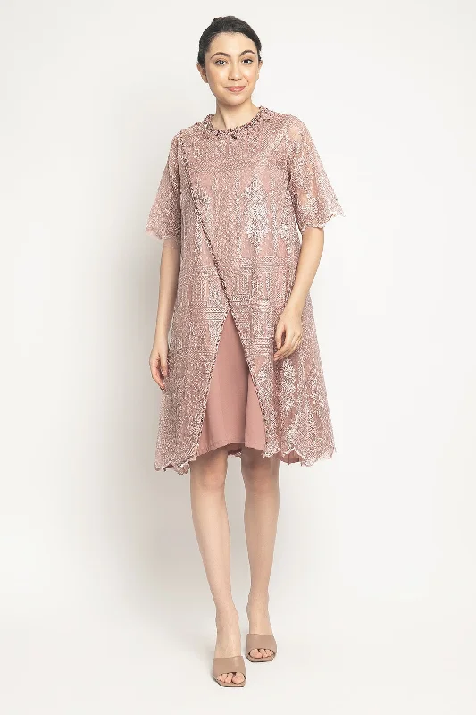 Alette Dress in Rosegold Denim unclassified dresses