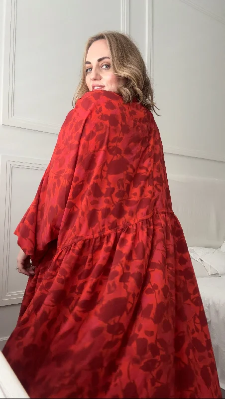 Priya Kimono - Red Blush Affordable unclassified dresses