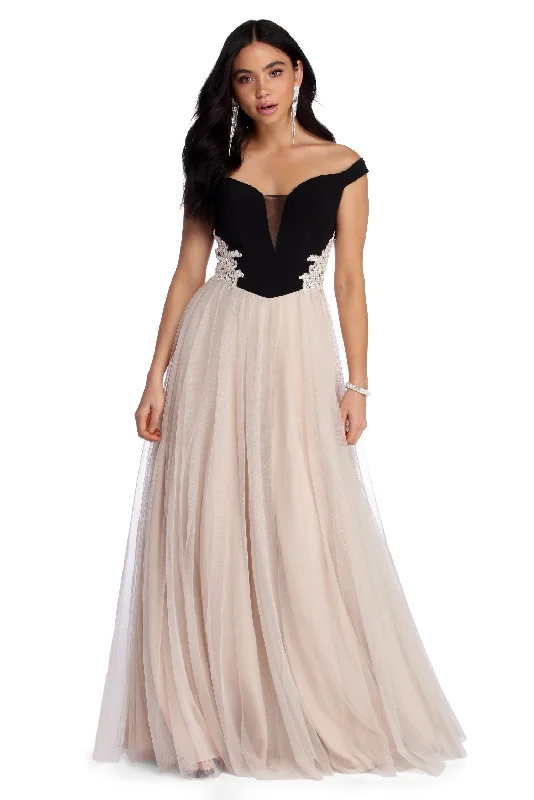 Cora Formal Tulle Ball Gown Casual chic unclassified dresses