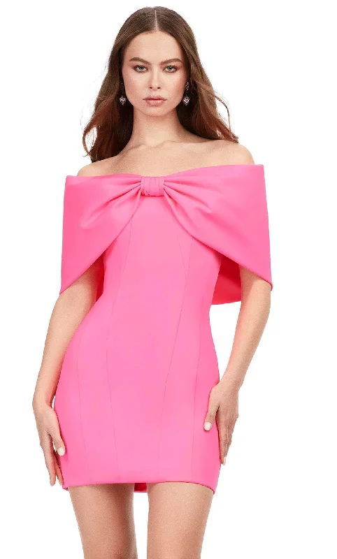 Ashley Lauren 4640 - Off-Shoulder Dress Graduation unclassified dresses