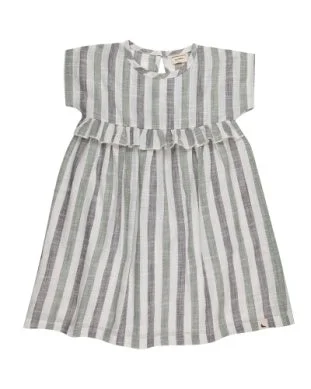 Turtledove Woven Stripe Dress Floral unclassified dresses