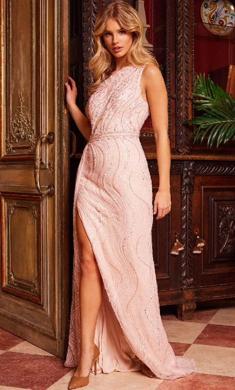 Jovani 23396 - High Slit Gown Formal unclassified dresses