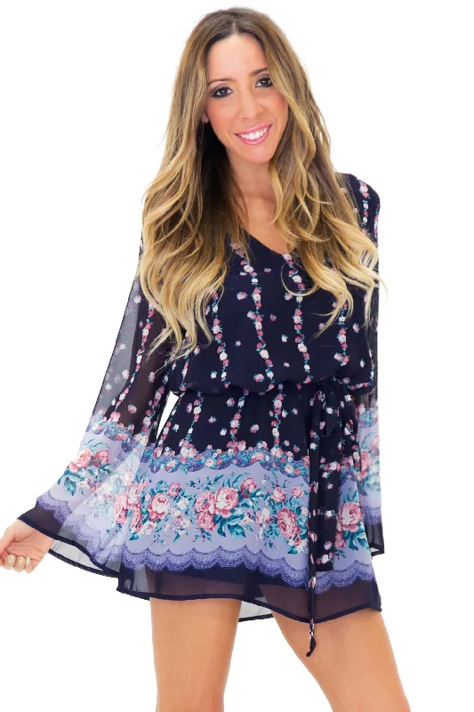 LENOX KIMONO TIE CHIFFON SUNDRESS Halter unclassified dresses