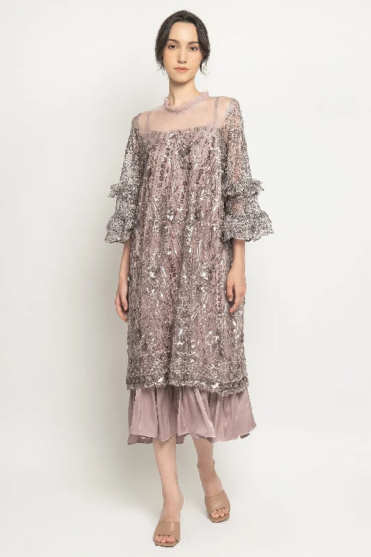 Caya Dress in Mauve Knitted unclassified dresses