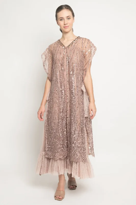 Niamh Dress in Rosegold Stretchy unclassified dresses