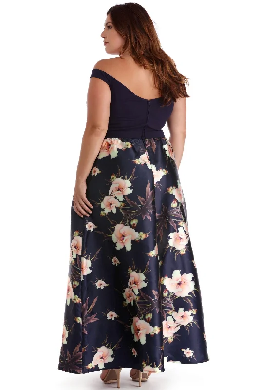 Plus Estella Stargazer Lily Gown Chic unclassified dresses