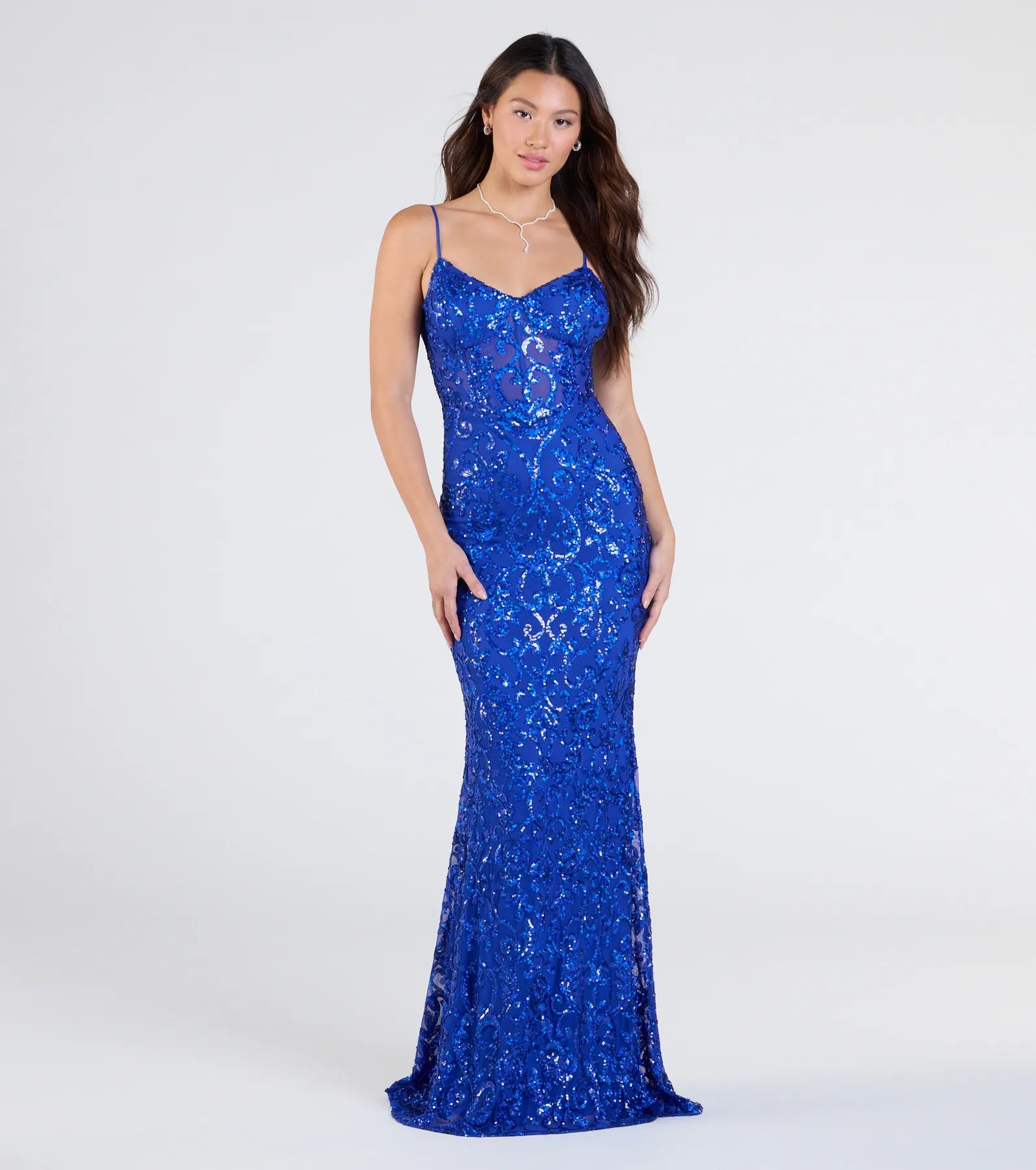 Rosalia Sweetheart Mermaid Sequin Formal Dress Sequin unclassified dresses