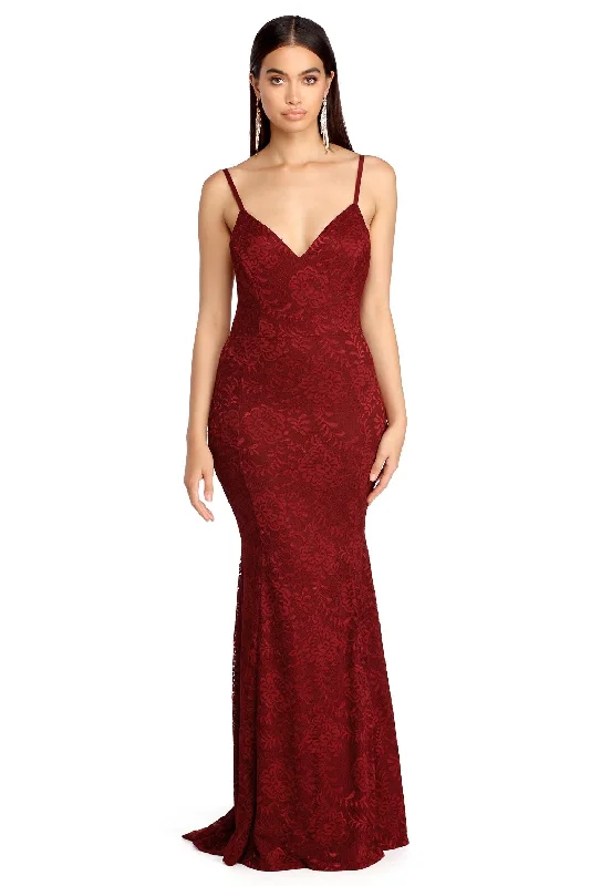 Rena Lace Evening Dress Vintage unclassified dresses