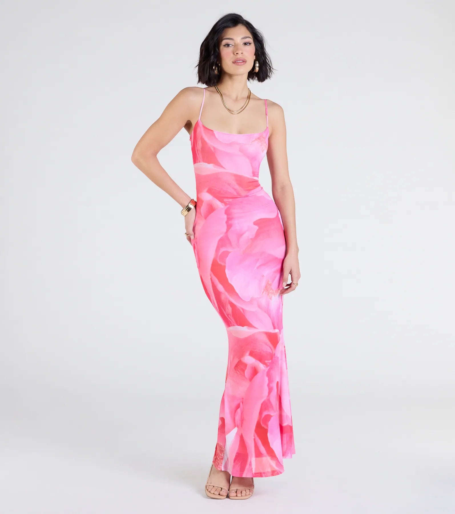Feeling Flawless Floral Maxi Dress Tiered unclassified dresses