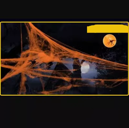 20g orange web + 2 spiders