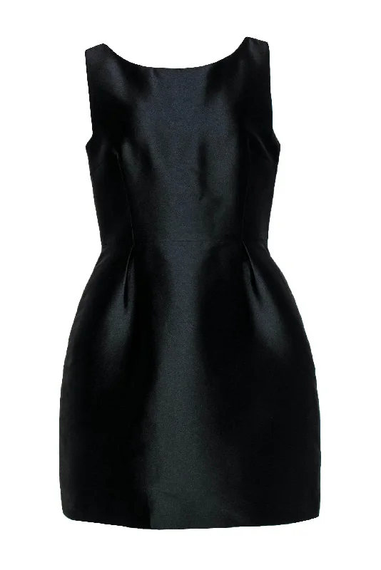 Kate Spade - Black A-Line Cocktail Dress w/ Bow Back Sz 14 Bodycon party dresses