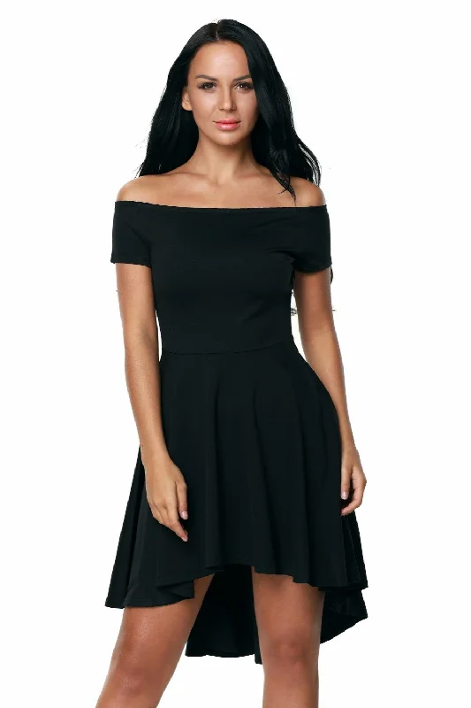 Sexy Elegant Women Party Dress Off Shoulder Burgundy Skater Dress Vestidos de Festa Zara party dresses
